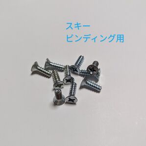 新品 スキービンディング用ネジ ポジ規格 5.5x17.5mm 10個 皿ビス