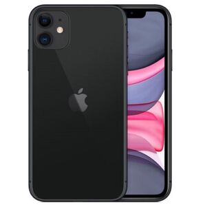 iPhone 11本体 128GB ブラック スマホケース新品×2個付