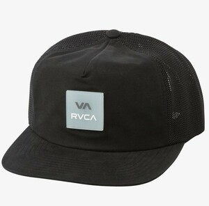 RVCA VA All The Way Delux Trucker Hat Cap Black cap 