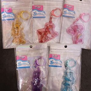 【未開封】ケアベア ぷっくりたいキーホルダー 5個セット