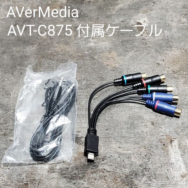 AVerMedia Live Gamer Portable AVT-C875 付属ケーブル