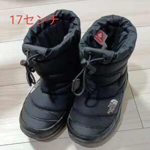 17センチ ノースフェイス スノーブーツ ブラック NORTH FACE ブーツ キッズ