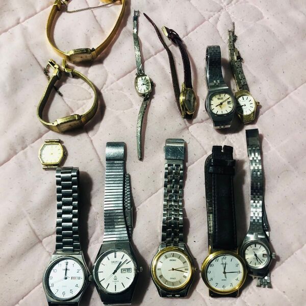 SEIKO メンズ/レディース腕時計 12本セット
