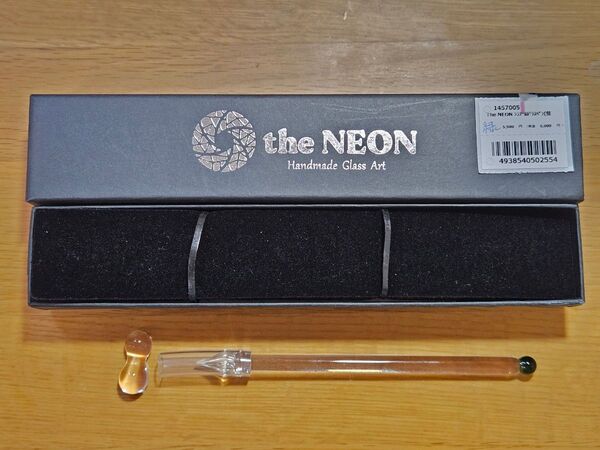 The NEON ザネオン シンプル ガラスペン 虹色 緑