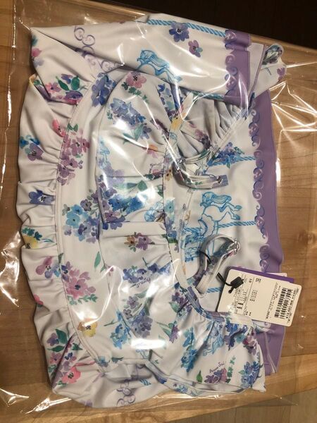 ANNA SUI mini ユニコーン花柄ワンピース水着 110 アナスイミニ 2024 夏物