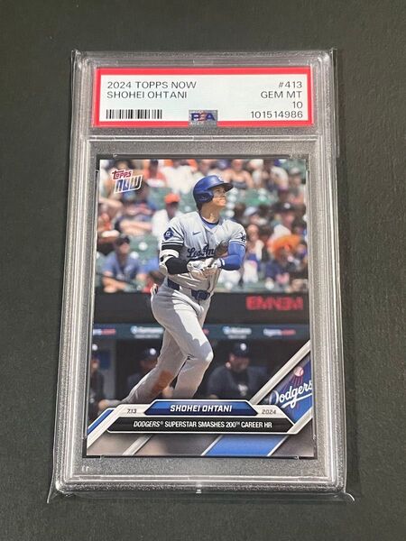 PSA10 大谷翔平 TOPPS NOW 2024 #413 dodgers Shohei Ohtani