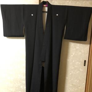 メ1775 着物 高級正絹 喪服合わせ 長襦袢&帯セット