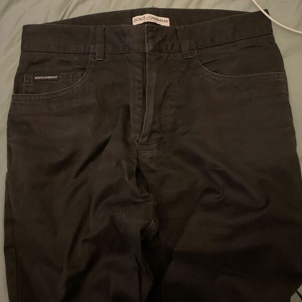 DOLCE & GABBANA ブラックチノパン 44