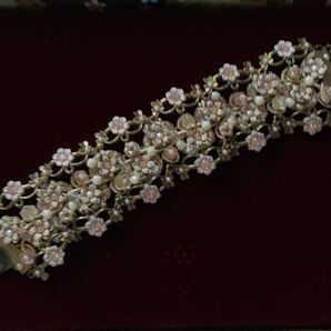 ミハエルネグリン★レースブレスレット★ピーチ★ブレスレット★ Michal Negrin