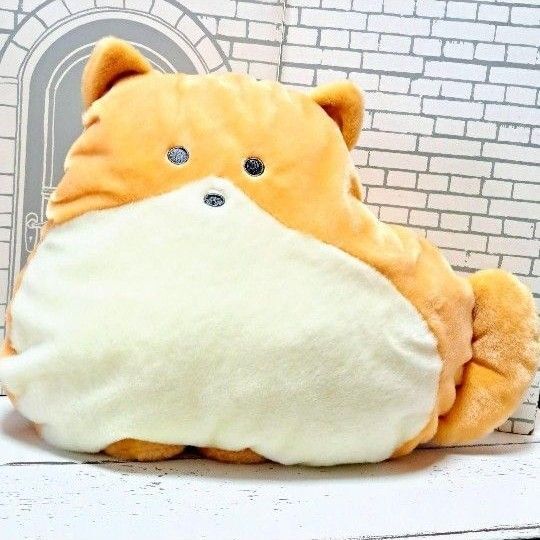 【非売品】ポメラニアン クッション つぶらな瞳の犬と猫 40cm新品、未使用