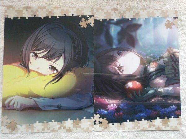 東雲絵名 下敷き 2セット