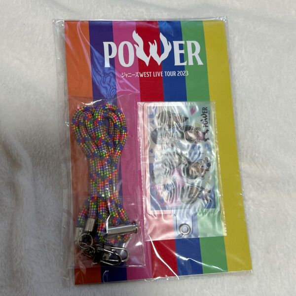 WEST. POWER 2023 スマホアクセサリー こんなもん作ってもうた、ほんまスンマホン(スマホストラップ)