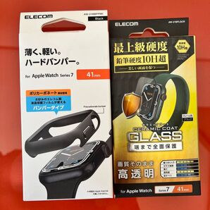 ELECOM Apple Watch series7 強化ガラスフィルム