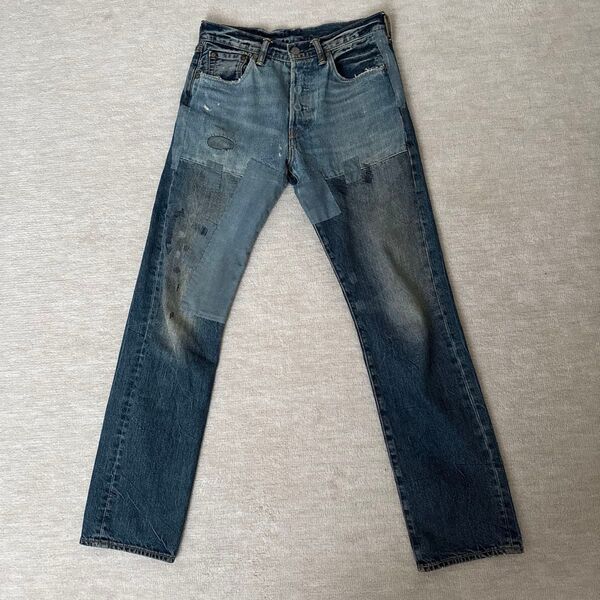 リーバイス 501 ダメージジーンズ ジーパン W29 L32 LEVIS