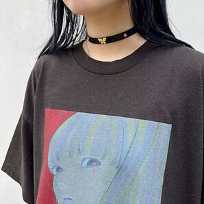 AI NINA×Esth. CHOKER 藍にいな レザーチョーカー ゴールド