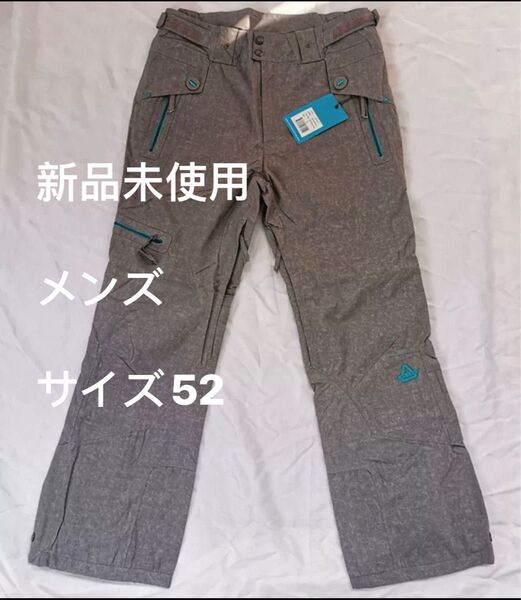 新品 スノーボードウェア パンツ メンズ XLサイズ グレー