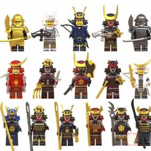 レゴ風 サムライ16体セット