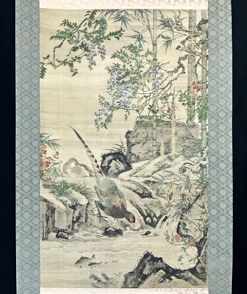 Yahoo!オークション -「渡辺崋山 掛け軸」(花鳥、鳥獣) (日本画 Yahoo!オークション -「渡辺崋山 掛け軸」(花鳥、鳥獣) (日本画