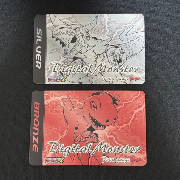 デジタルモンスターカード ブロンズ&シルバー bronze silver テイマー認定証 TAMER not for sale 銀