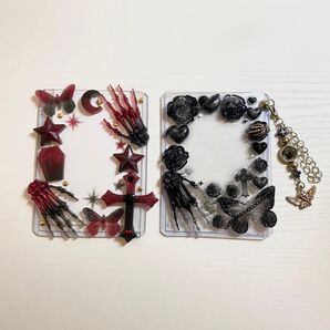 B8デコトレカケース ハンドメイド 2枚セット