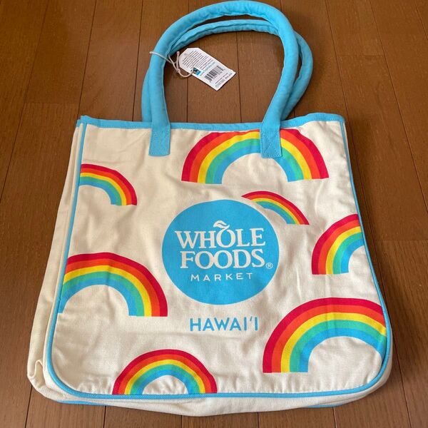 Whole Foods Market トートバッグ エコバッグ 虹