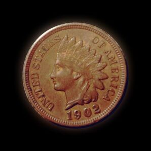 アメリカ 1セント 1902年