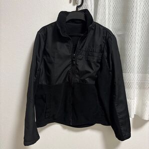 WEATHERPROOF ブラック ジャケット Mサイズ 黒 中綿 シンプル フリースジャケット ジップアップ 長袖ジャケット