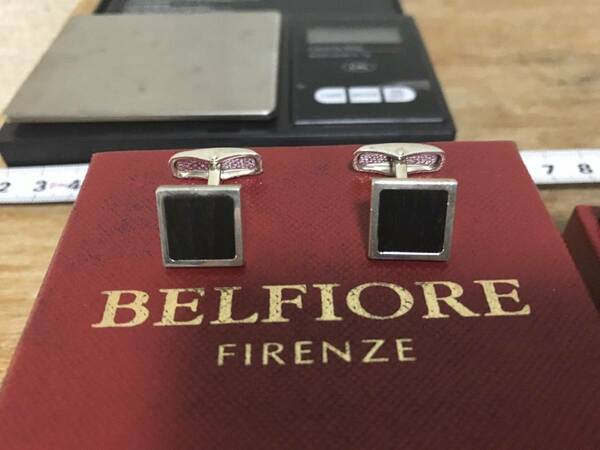 BELFIORE ベルフィオーレ カフス　（　銀製　スターリング シルバー sterling silver 925　） 刻印 23054