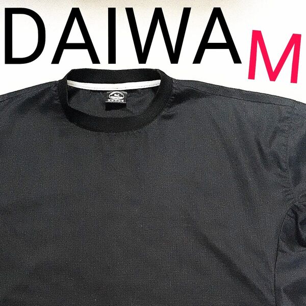 【美品】DAIWA ダイワ 半袖Tシャツ Tシャツ メンズM アシンメトリー ポケット オーバーサイズ エギング 釣り 釣