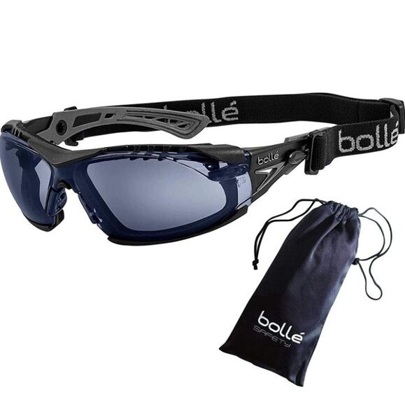 ★【新品・ポーチ付】bolle ボレー ラッシュプラス ゴーグル サバゲー サングラス トワイライトレンズ G/S