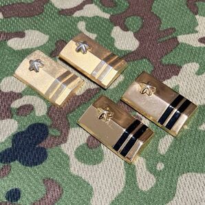 陸上自衛隊 階級章 2等陸曹 光沢タイプ 音楽隊専用タイプ セット レア