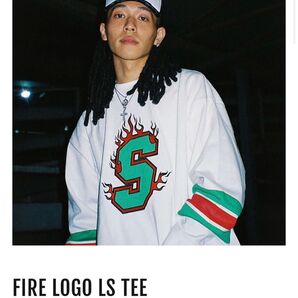 supplier fire logo ls tee L