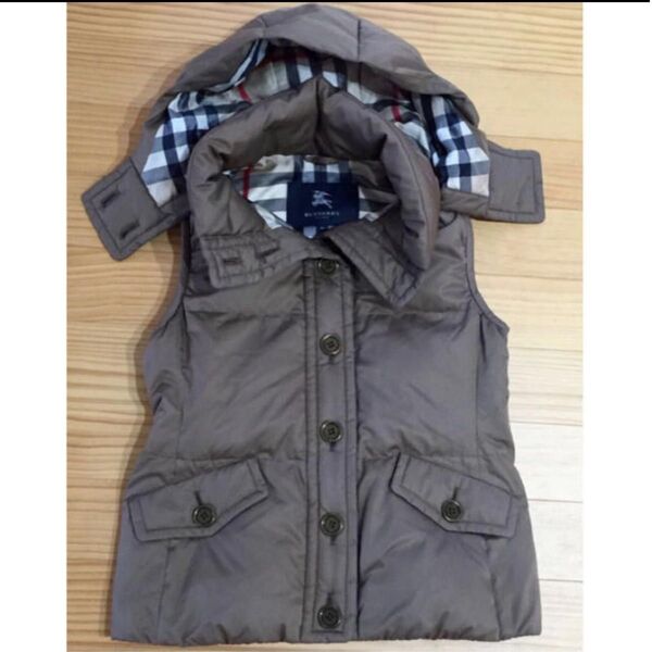 【美品】バーバリーロンドンBURBERRY LONDON 4 ダウンベスト40