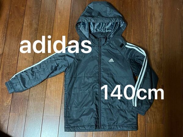 adidas アディダス*ジャンパー*ジャケット*防寒着*中綿入り*スポーツ*140cm