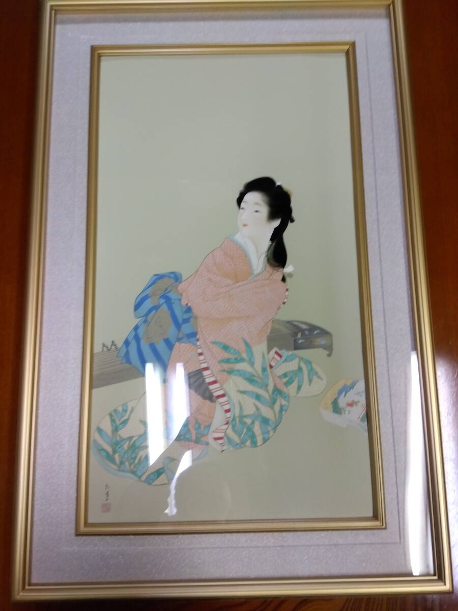 Yahoo!オークション -「上村松園」(シルクスクリーン) (版画)の Yahoo!オークション -「上村松園」(シルクスクリーン) (版画)の