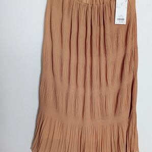 キャメル プリーツスカート スカート サイズ38 M