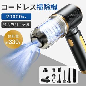 コードレス掃除機 20000Pa ハンディクリーナー ハンディ掃除機 カークリーナー
