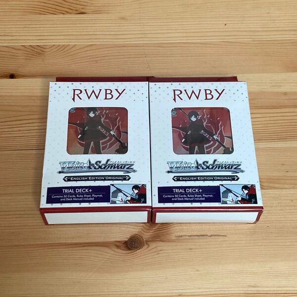 RWBY ヴァイスシュヴァルツ ヴァイス トライアルデッキ 2個セット 海外