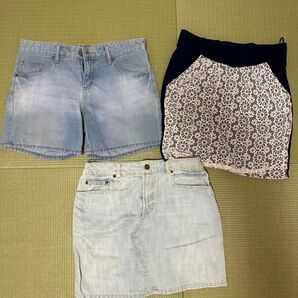 デニム ショートパンツ ミニスカート
