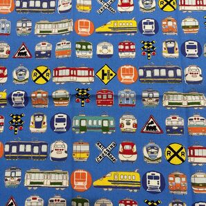 新幹線 プラレール 布 生地 ハギレ