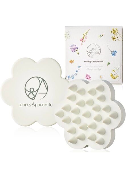 one&Aphrodite ヘッドスパ スカルプブラシ 毛穴すっきり 心地良い硬さ 頭皮マッサージ 血行促進 コリほぐし