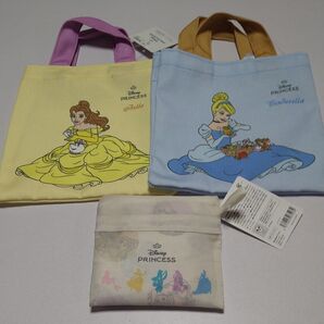 ディズニーPRINCESS トートバッグ2点& エコバッグ