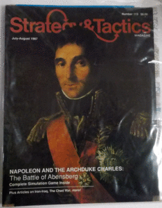 3W/STRATEGY & TACTICS NO.113 THE BATTLE OF ABENSBERG NAPOLEON AND TEH ARCHDUKE CHARLES/新品駒未切断/日本語訳無し