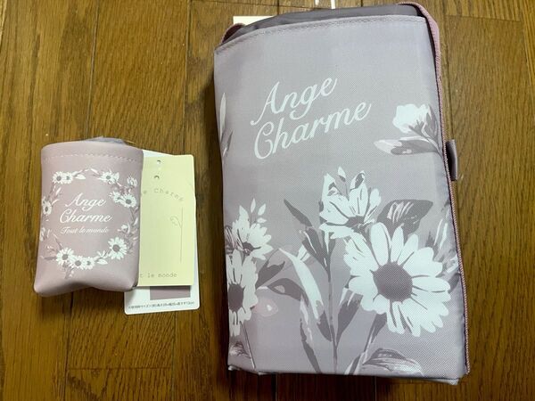 しまむら 辻希美 エコバッグ ショッピングバッグ 2点セット 花柄② Ange Charme