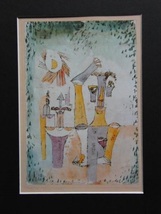Paul Klee、Schwarzmagier、超希少画集より、新品額装付、iafa_画像3