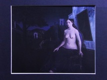 Paul Delvaux、L'Appel de la Nuit、超希少画集より、新品額装付人物、iafa_画像3