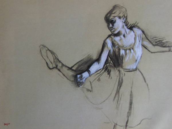 Edgar Degas, DANSEUSE, 海外版超希少レゾネ, 新品額装付, 送料込み, y321, 絵画, 油彩, 人物画