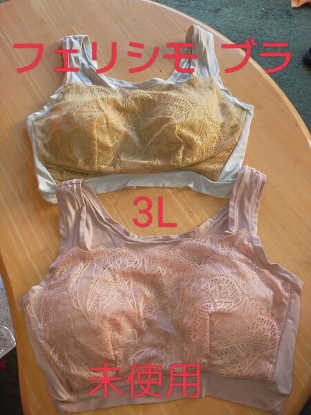 フェリシモ ノンワイヤー ブラ 3L ゆったり