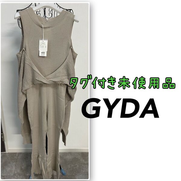 GYDA レイヤードKTフレアオールインワン(アイボリー)