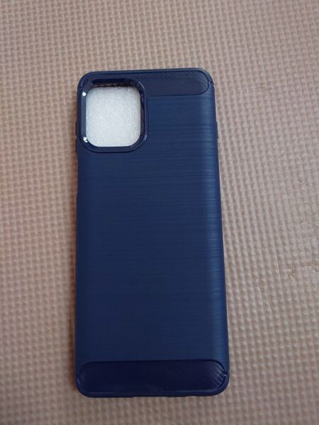 匿名配送します!!FZZSZS Motorola Moto G100炭素繊維ケース 紺色